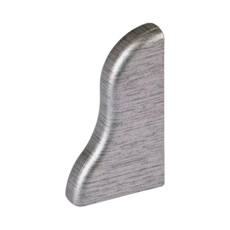 End Caps Silver Brushed