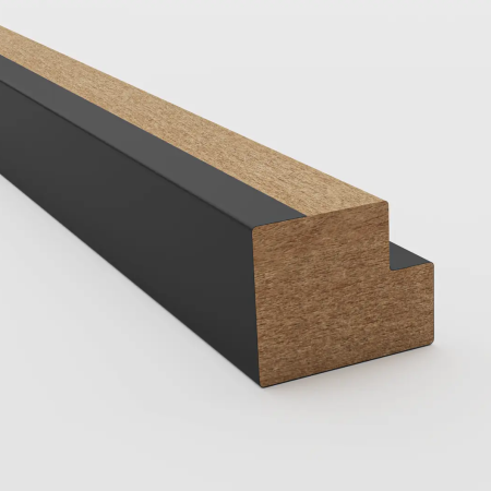 Black extra matt finishing moulding Black extra matt finishing moulding